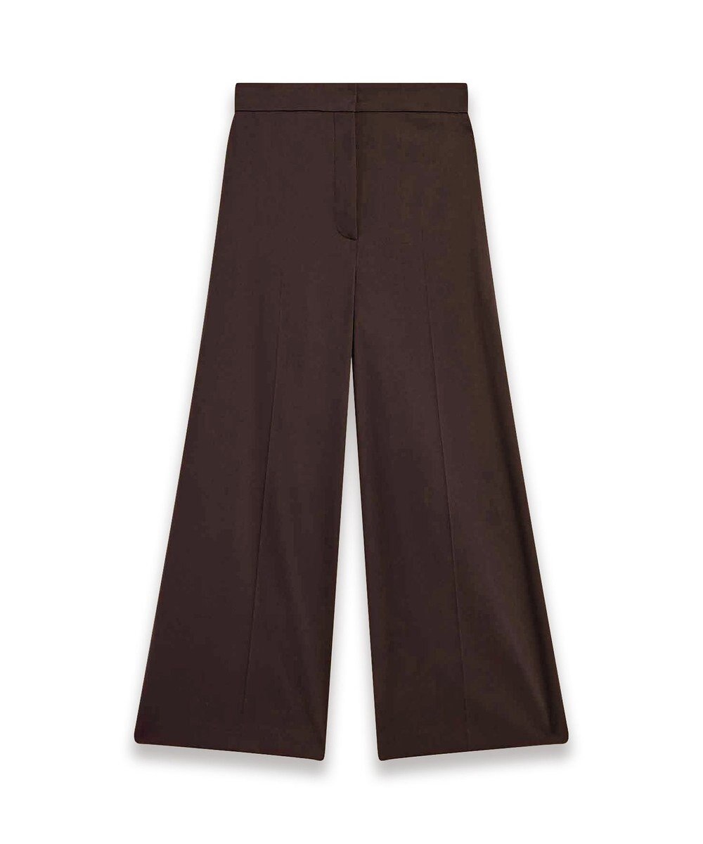 JOSEPH ライトギャバジンストレッチ　ワイドトラウザーズ 