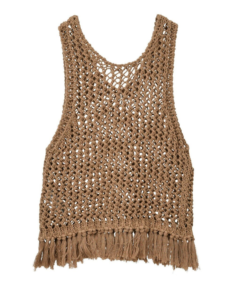 AMERICAN HOLIC 【前後2WAY】フリンジショートベスト 