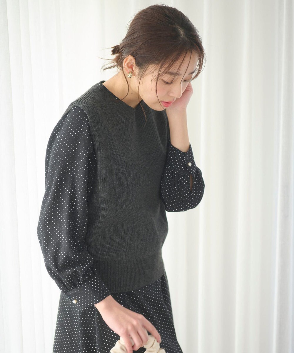 Feroux 【セットアイテム】ニットベストセット ワンピース 