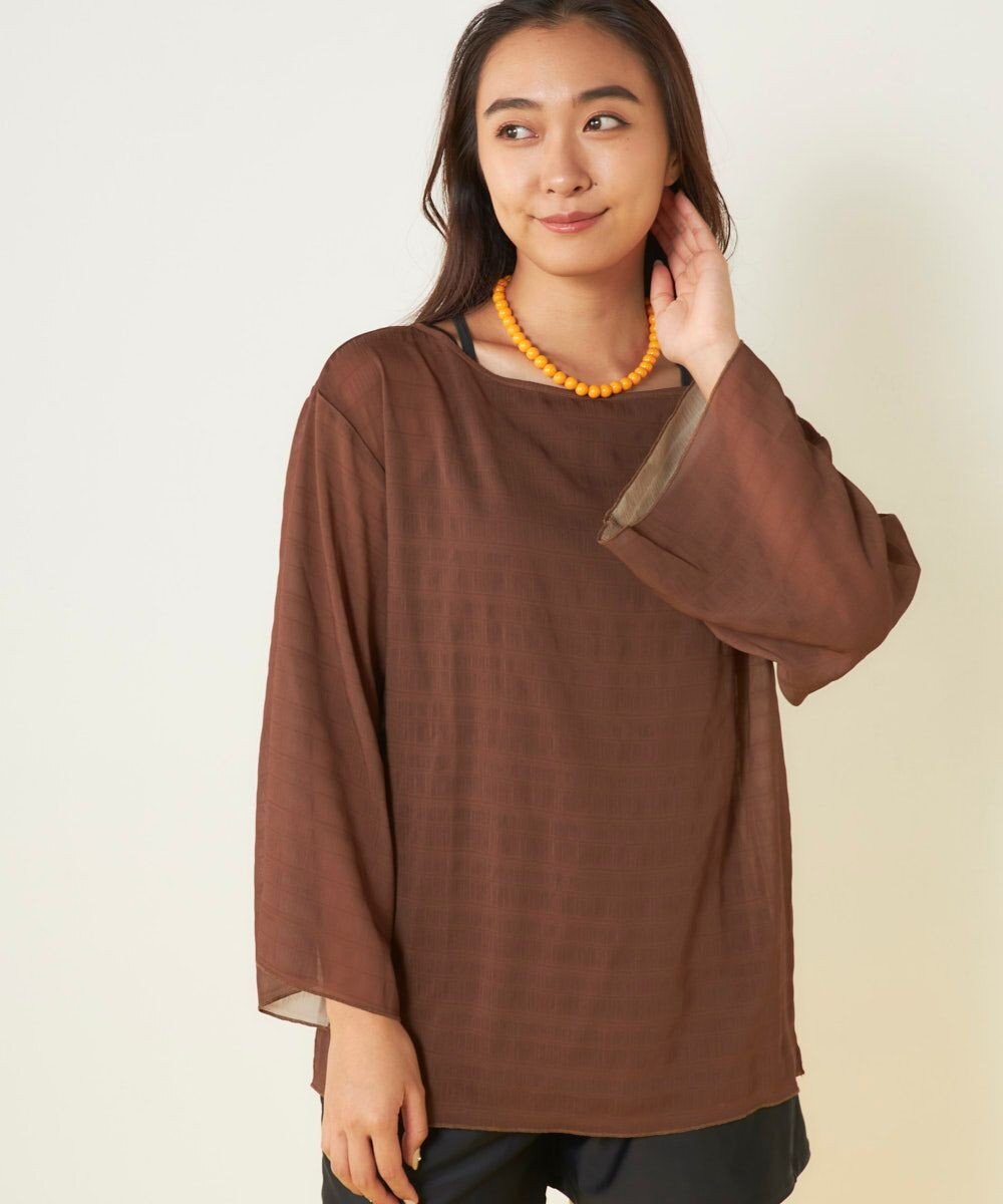 OP／FILA 【Ocean Pacific】シアートップス付き4点セット水着 