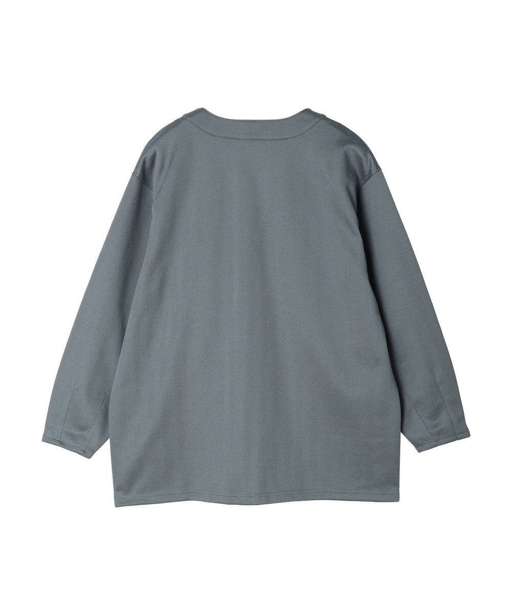 earth music&ecology ヘリンボーン調Ｖネックカーディガン 