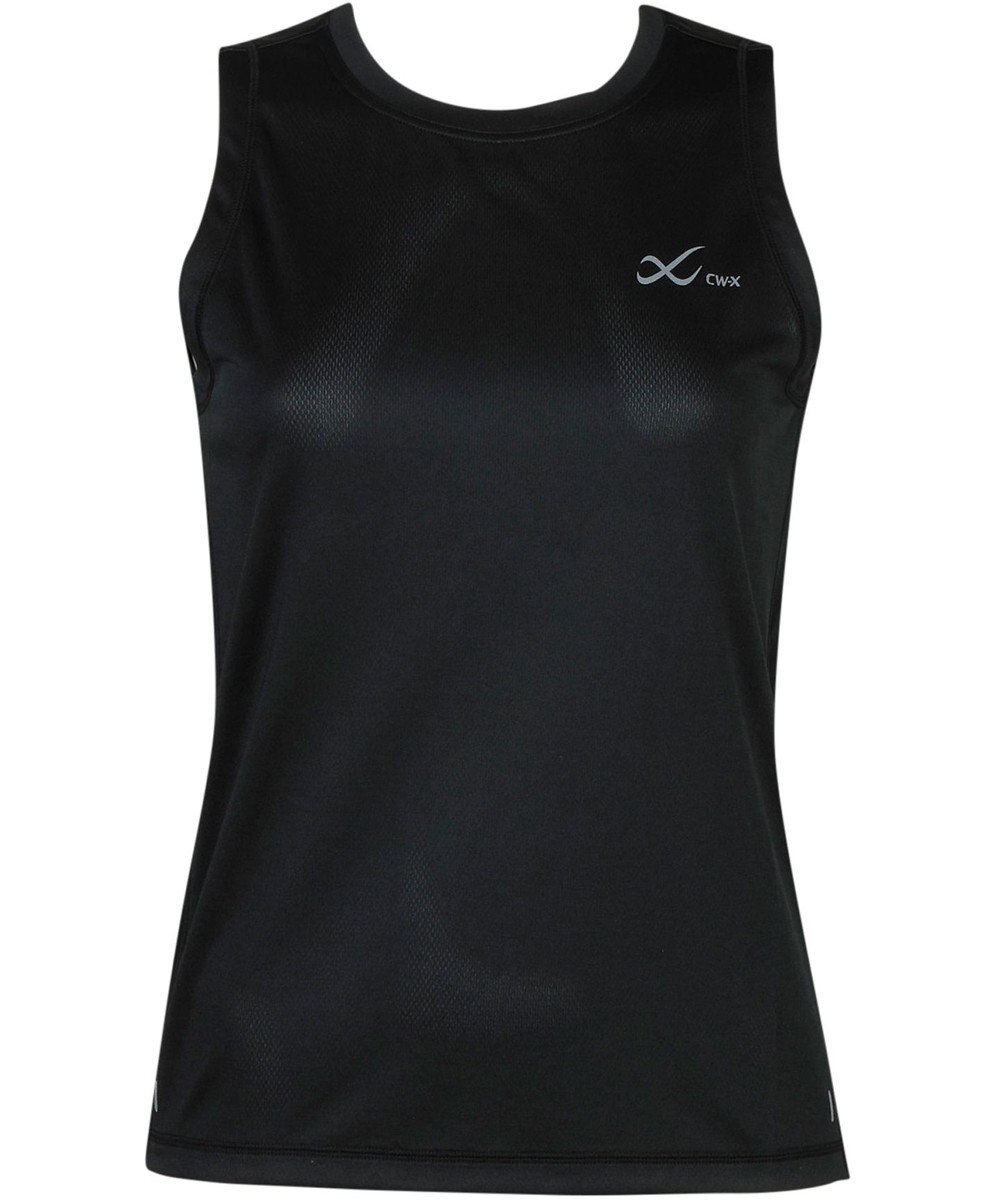 CW-X 【WOMEN】  CW-X アウター トップス Tシャツ ノースリーブ 吸汗速乾 UVカット率90％以上 DLY140 /ワコール ブラック