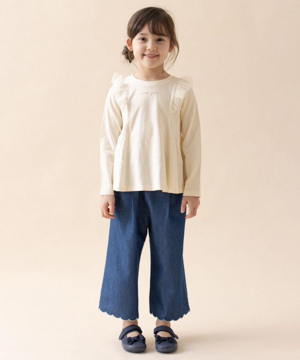 ANY KIDS フレアシルエット 長袖 Tシャツ 