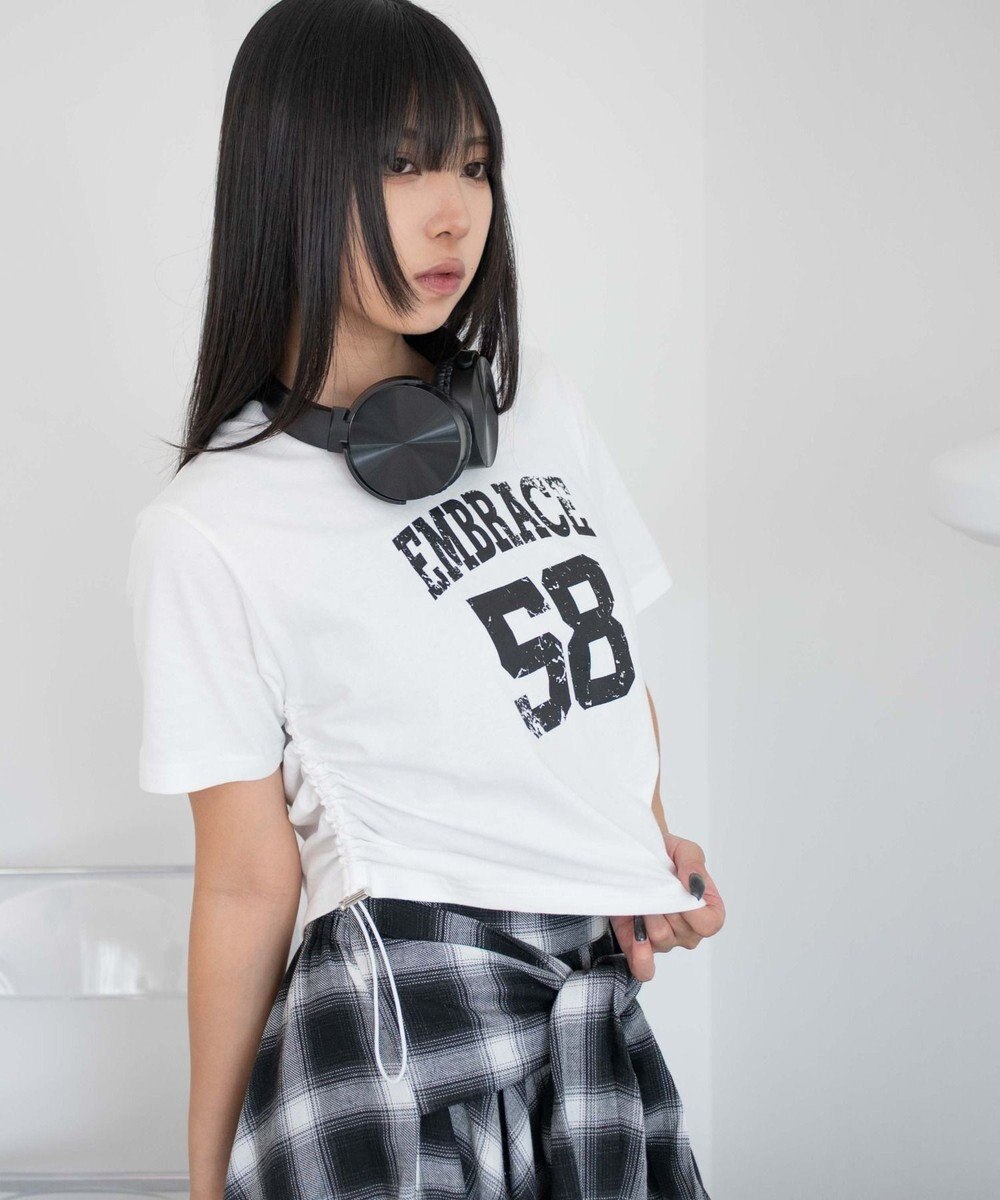 WEGO グラフィックドロストショートT 