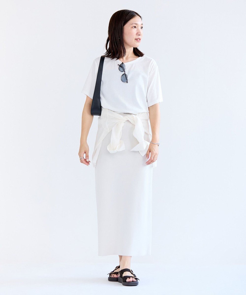 UNFILO シアークロップドシャツ 