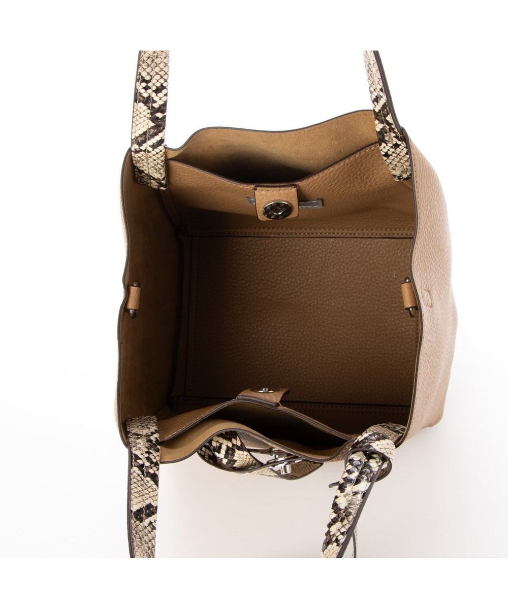 UNBILLION カシュカシュ cachecache / ベルトディテールフェイクレザートート 