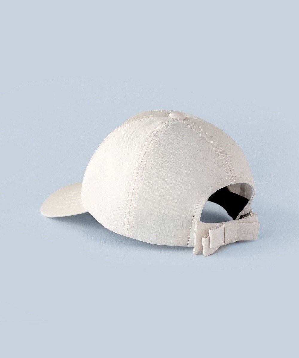 TOCCA 【UV90%以上カット・吸水速乾・接触冷感・抗菌防臭・洗える・サイズ調整可・リボン取り外し可】LOGO RIBBON CAP キャップ 