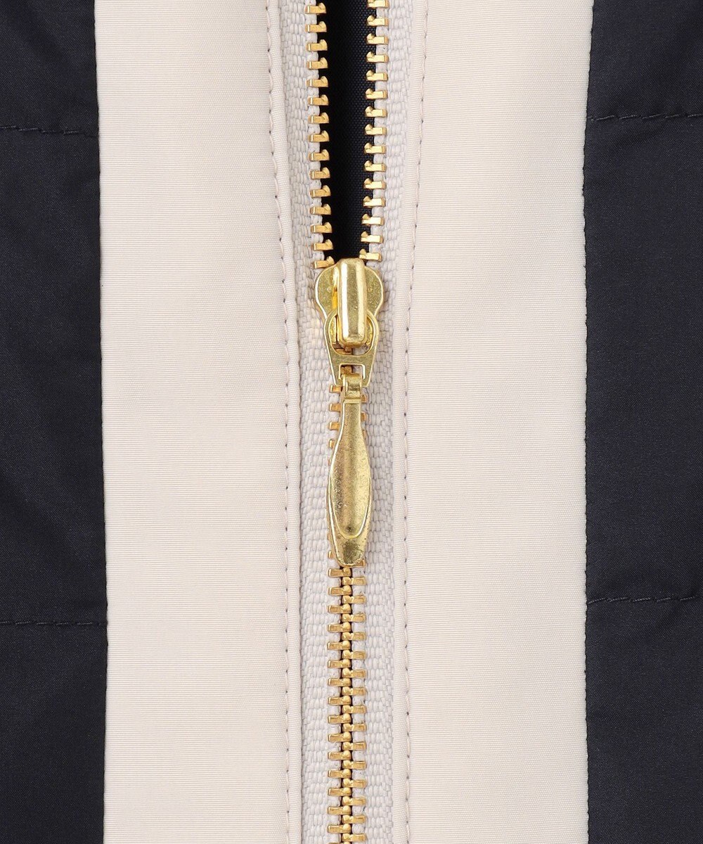 ANY SIS 【2WAY】ノーカラーダウン ジャケット 