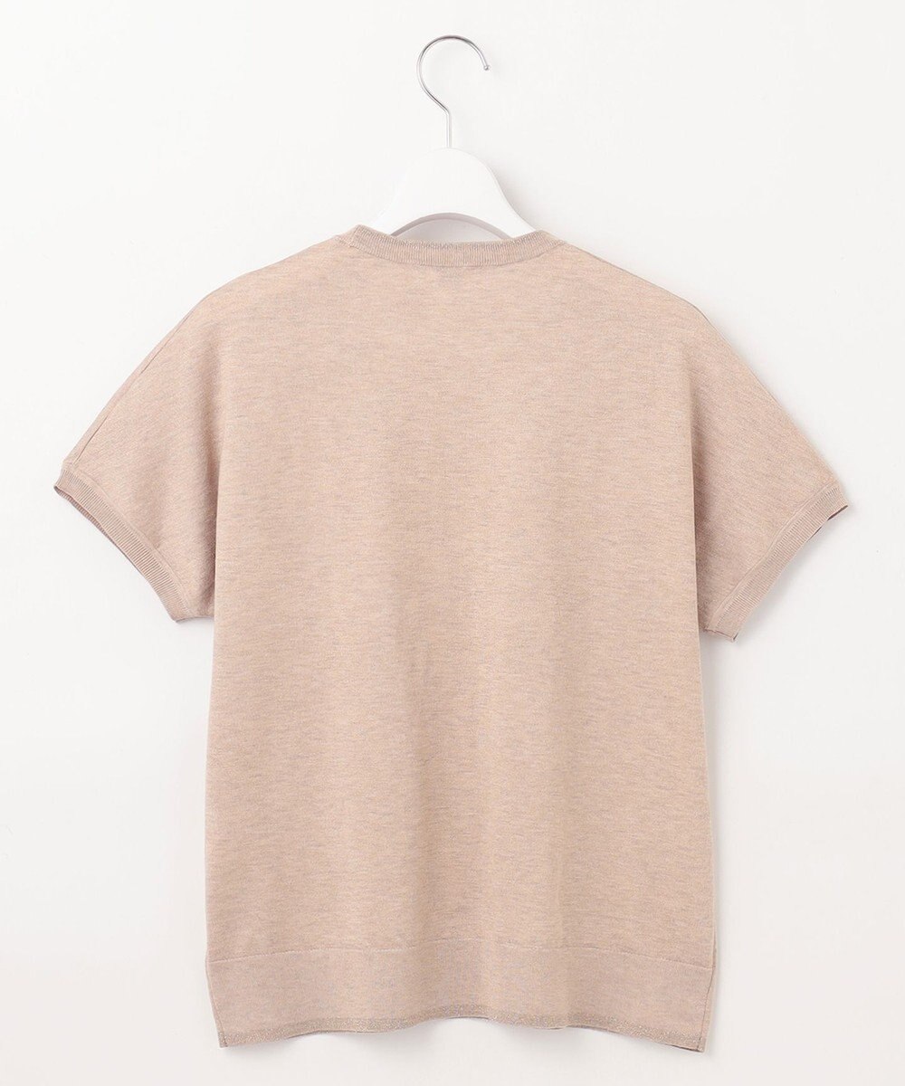 J.PRESS LADIES L 【WEB限定・洗える】Vis/Peスパーク ラメ配色 ニット 