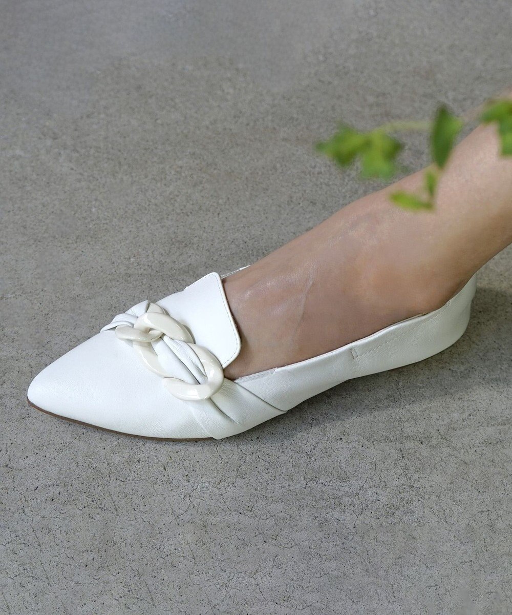 nouvelleRobe Oū 【本革・高反発】Big-Bit Slip-on ポインテッドトゥスリッポン 