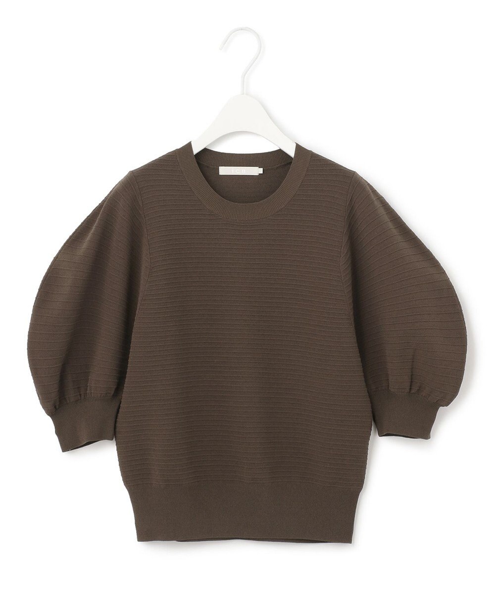 ICB 【洗える】レーヨンポリエステルタックニット 