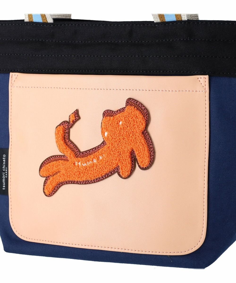 tsumori chisato CARRY キラミックスコンビ トートバッグ 2wayショルダー ネコ Sサイズ 