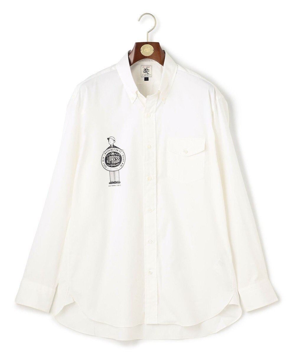 J.PRESS MEN 【AaronChang】【UNISEX】ピンオックス シャツ / B.D. 