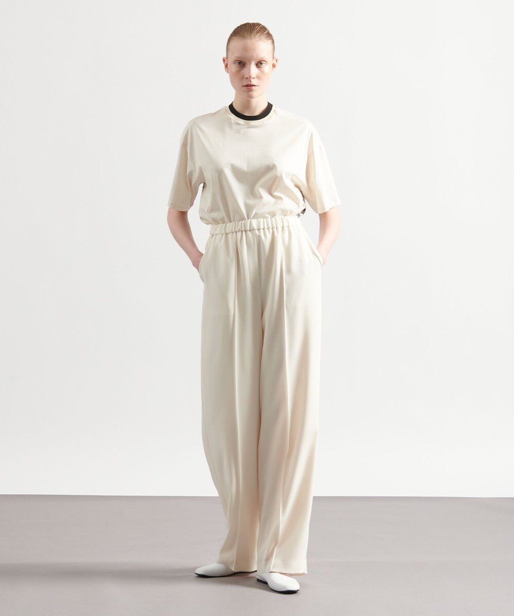 JOSEPH 【洗える】スムースジョーゼット　キャロットトラウザーズ 