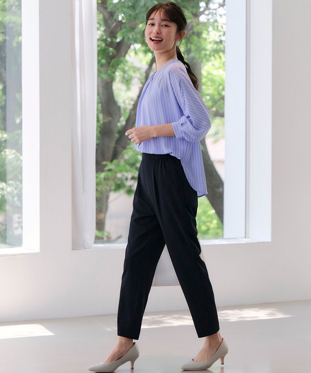 ANY SIS S 【接触冷感・UVカット・吸水速乾】サラキレイ テーパード パンツ 