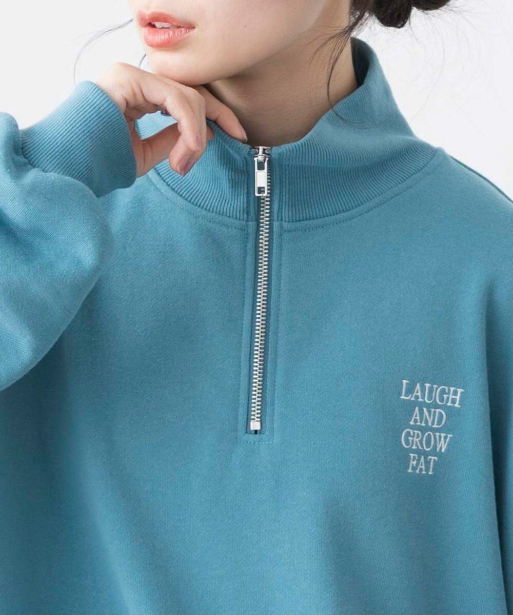 WEGO ハーフジップBIGスウェット 