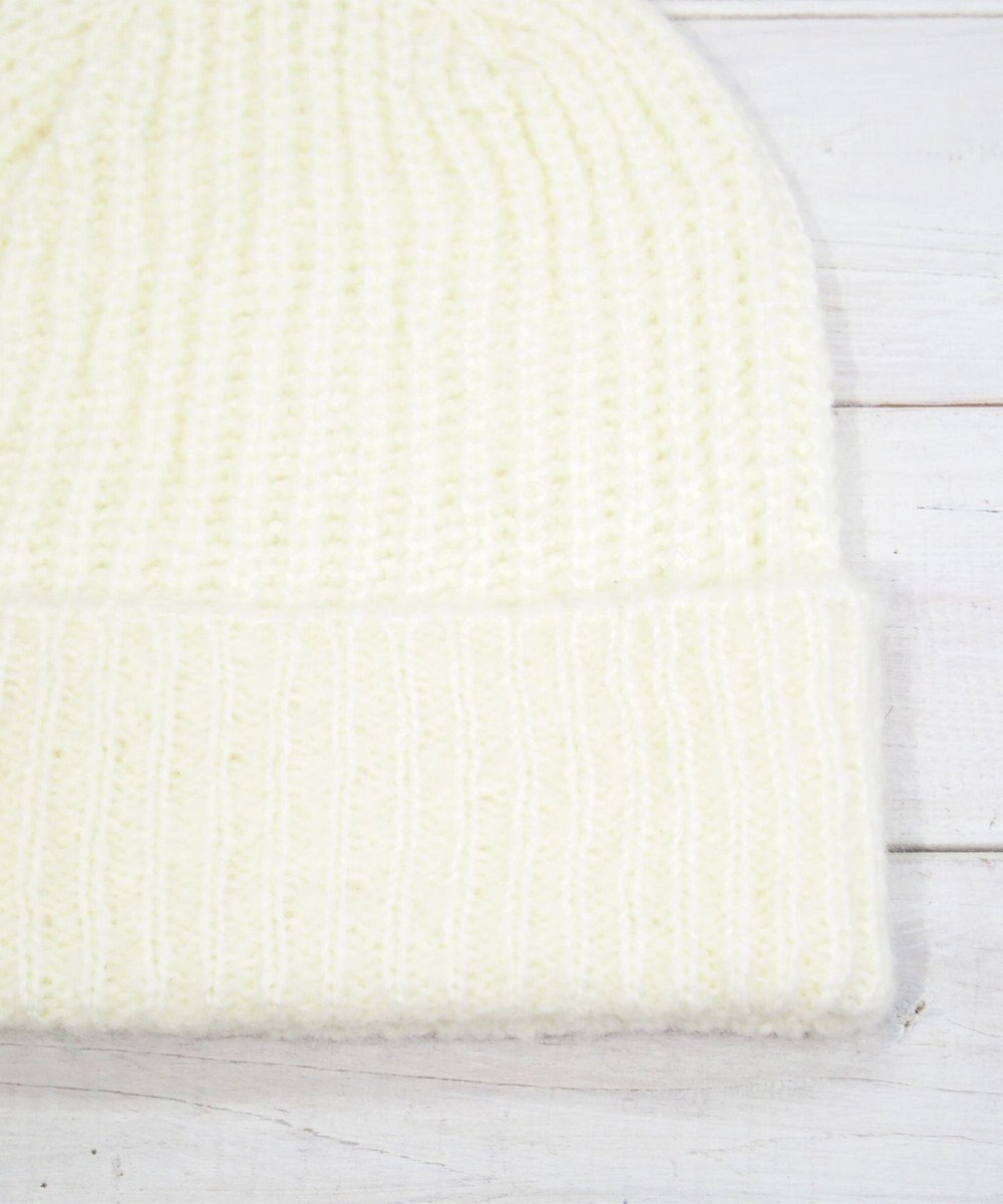 石田製帽 モヘア ホールガーメントシャロット ニット帽 