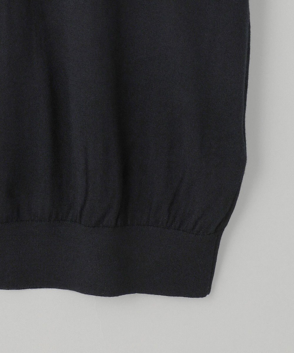 GOTAIRIKU オリジナル設計【洗える/チクチクしにくい/ピリングしにくい】イタリア糸 ハイゲージ  ニットポロ_WOOL100% 