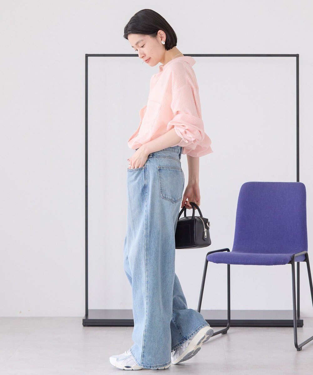 AMERICAN HOLIC シャドーストライプオーバーシャツ 