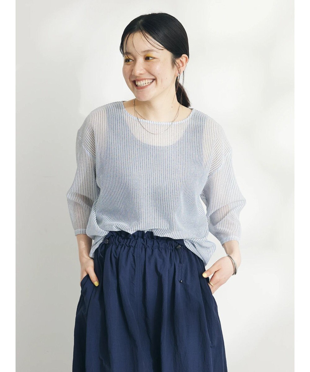 CRAFT STANDARD BOUTIQUE シアーストライププルオーバー 