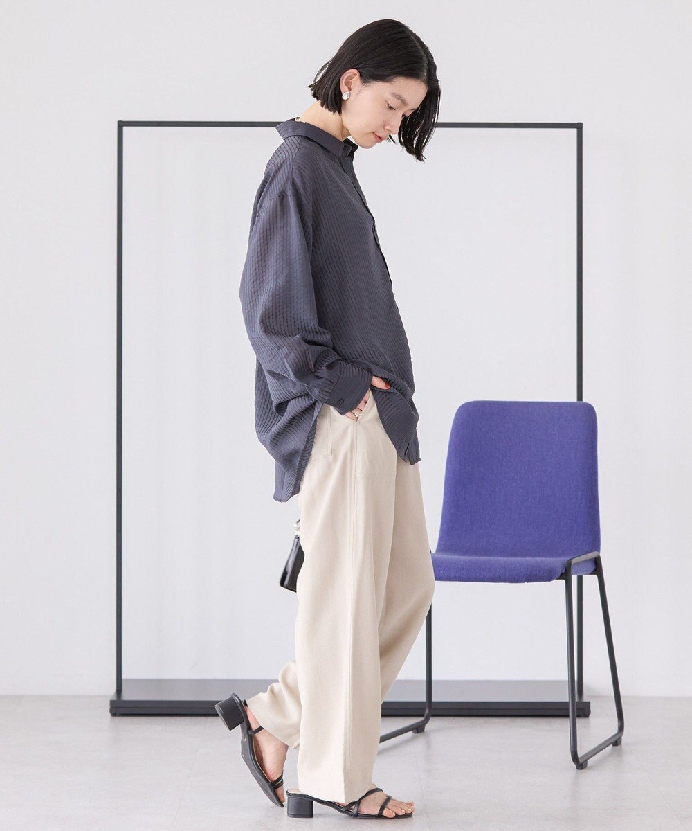 AMERICAN HOLIC シャドーストライプオーバーシャツ 