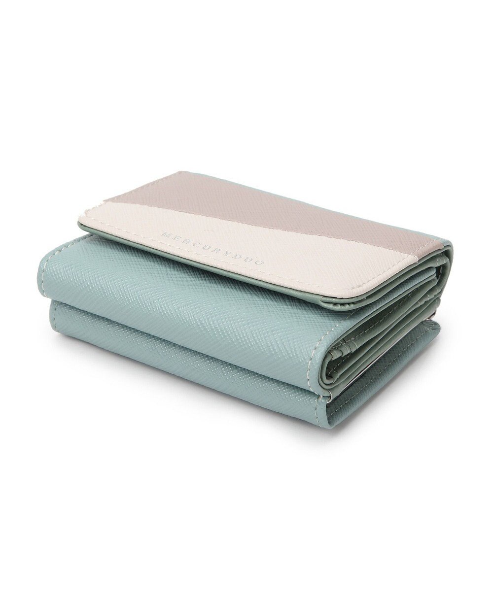 style code 【MERCURYDUO/マーキュリーデュオ】ダイアナ　トリコカラー口金ミニ財布 