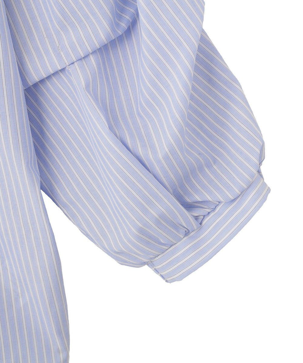 Green Parks イージーケア袖タックブラウス 