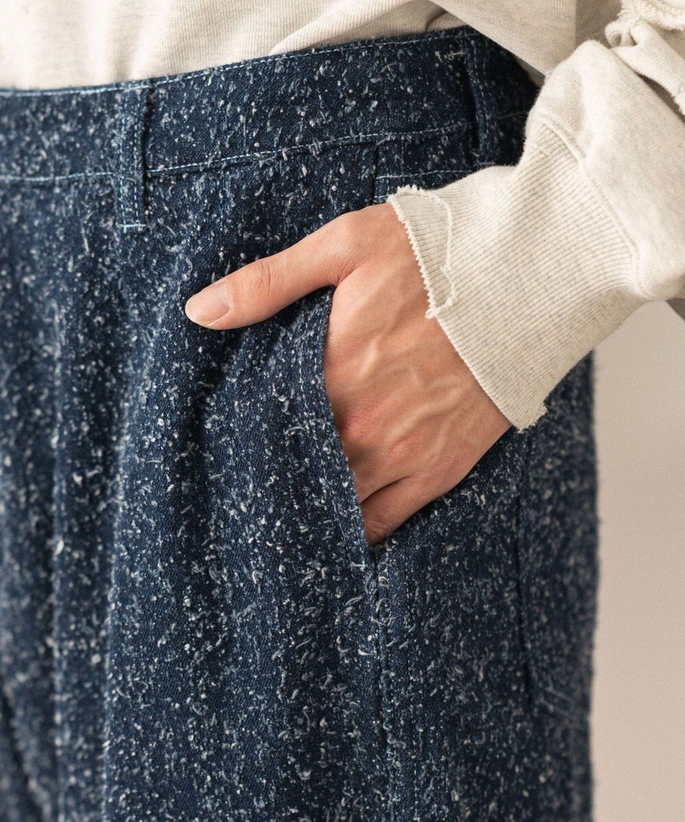 WEGO ネップデニムバギーパンツ 