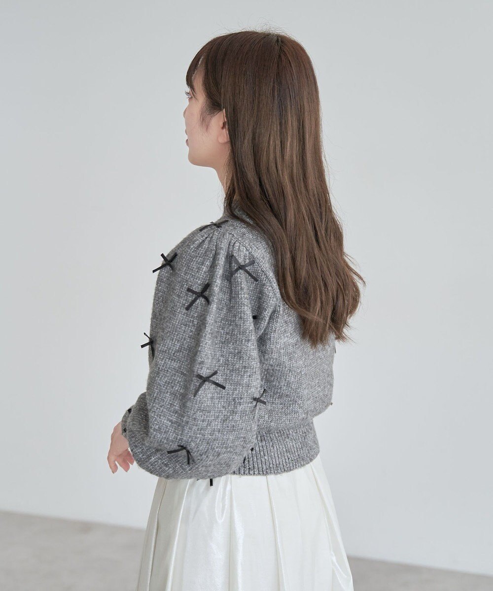 Green Parks ・ＡＮＤＳＥＡＲＣＨ　メニーリボンニットプルオーバー 