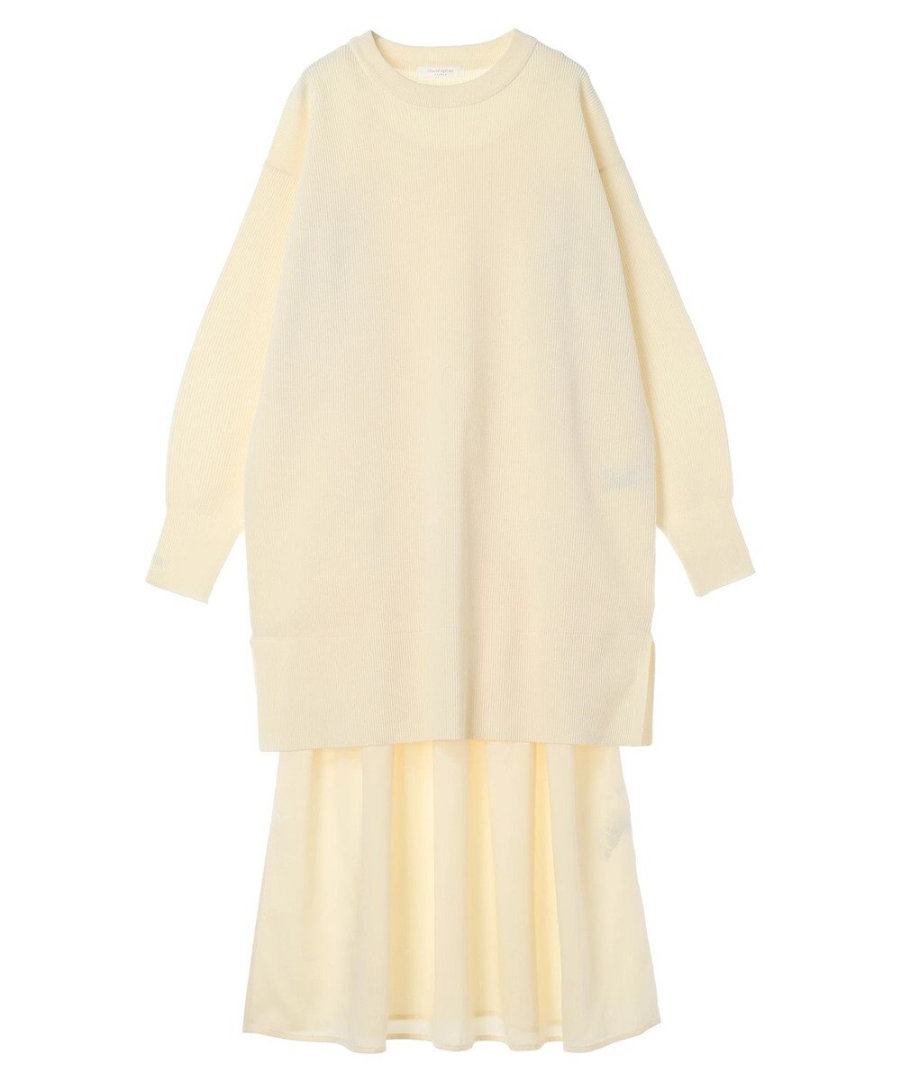 Green Parks ＳＥＴ２点　ニットチュニック＋キャミワンピース 