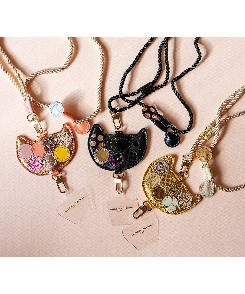 tsumori chisato CARRY 新マルチドット スマホ ショルダー ストラップ 