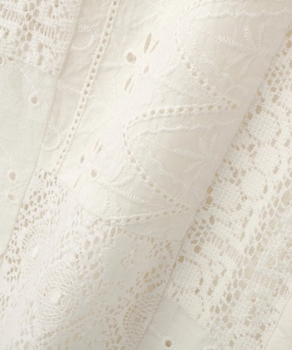 AMERICAN HOLIC レースパッチワークシャツ 