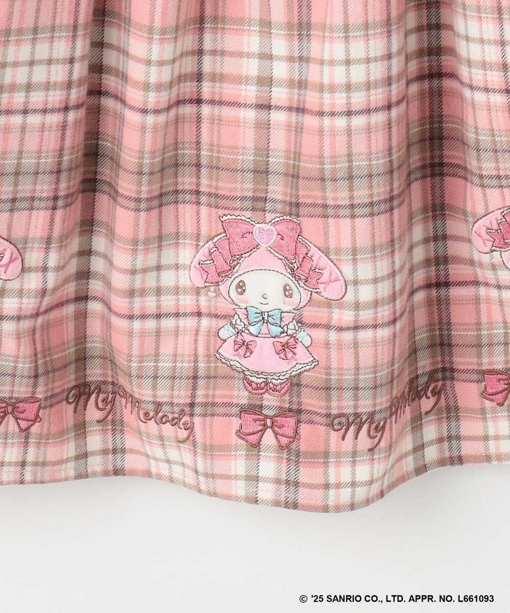 ANY KIDS 【マイメロディ＆クロミ×ANY KIDS】チェック ジャンパースカート 