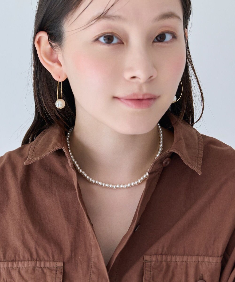 Phoebe 2wayダブルラインパールチェーンネックレス 