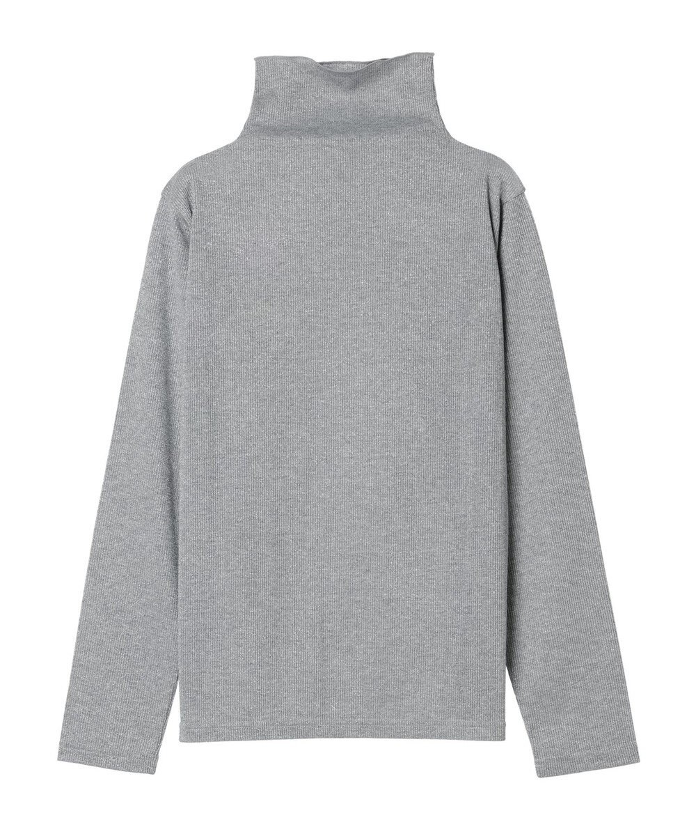 Green Parks ラメリブタートルカットソー 