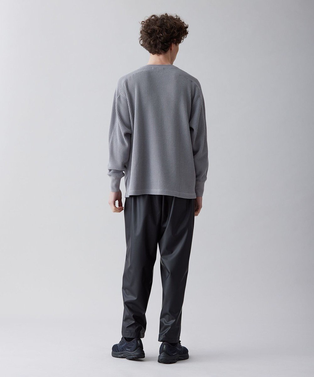 UNFILO MENS イージーケア ワッフル クルーネック [23年春夏商品] 