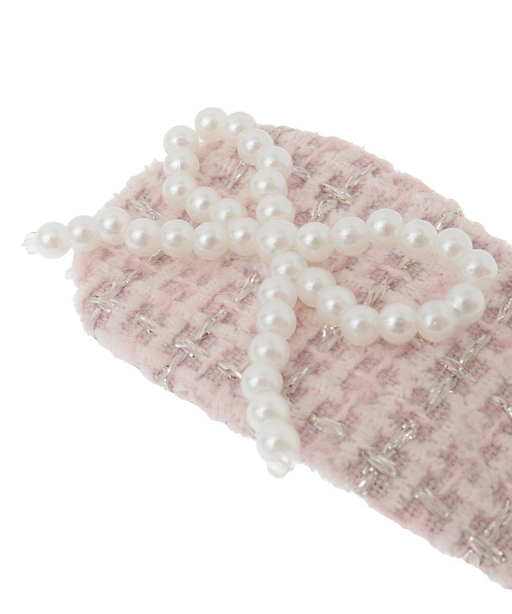 Maison de FLEUR リボンツイードスリーピン 