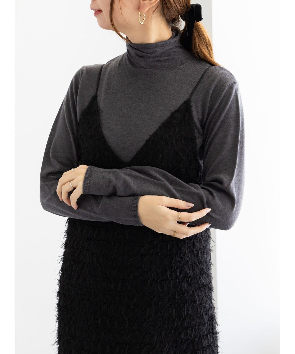 Te chichi ライトタートルニット 