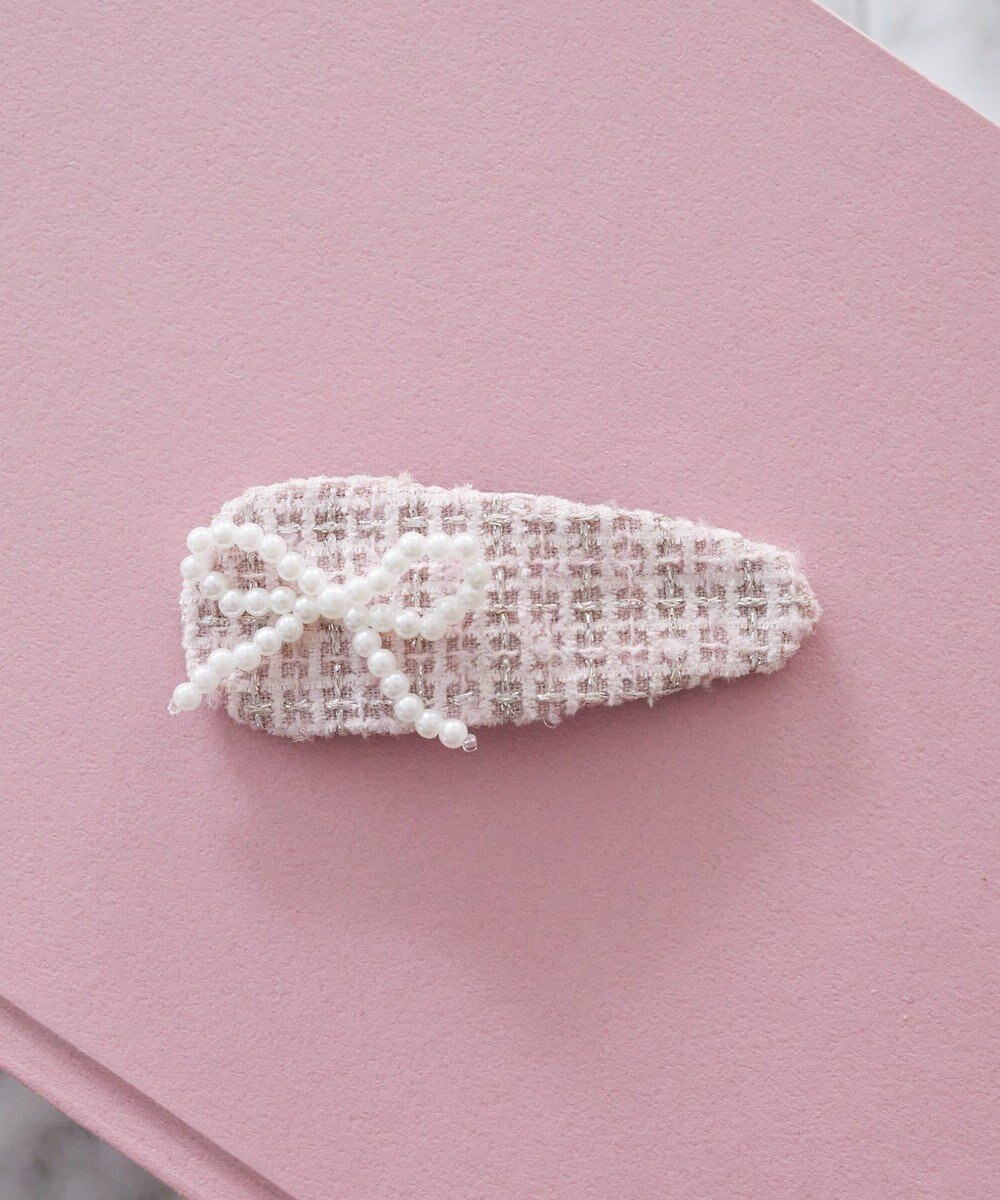 Maison de FLEUR リボンツイードスリーピン 