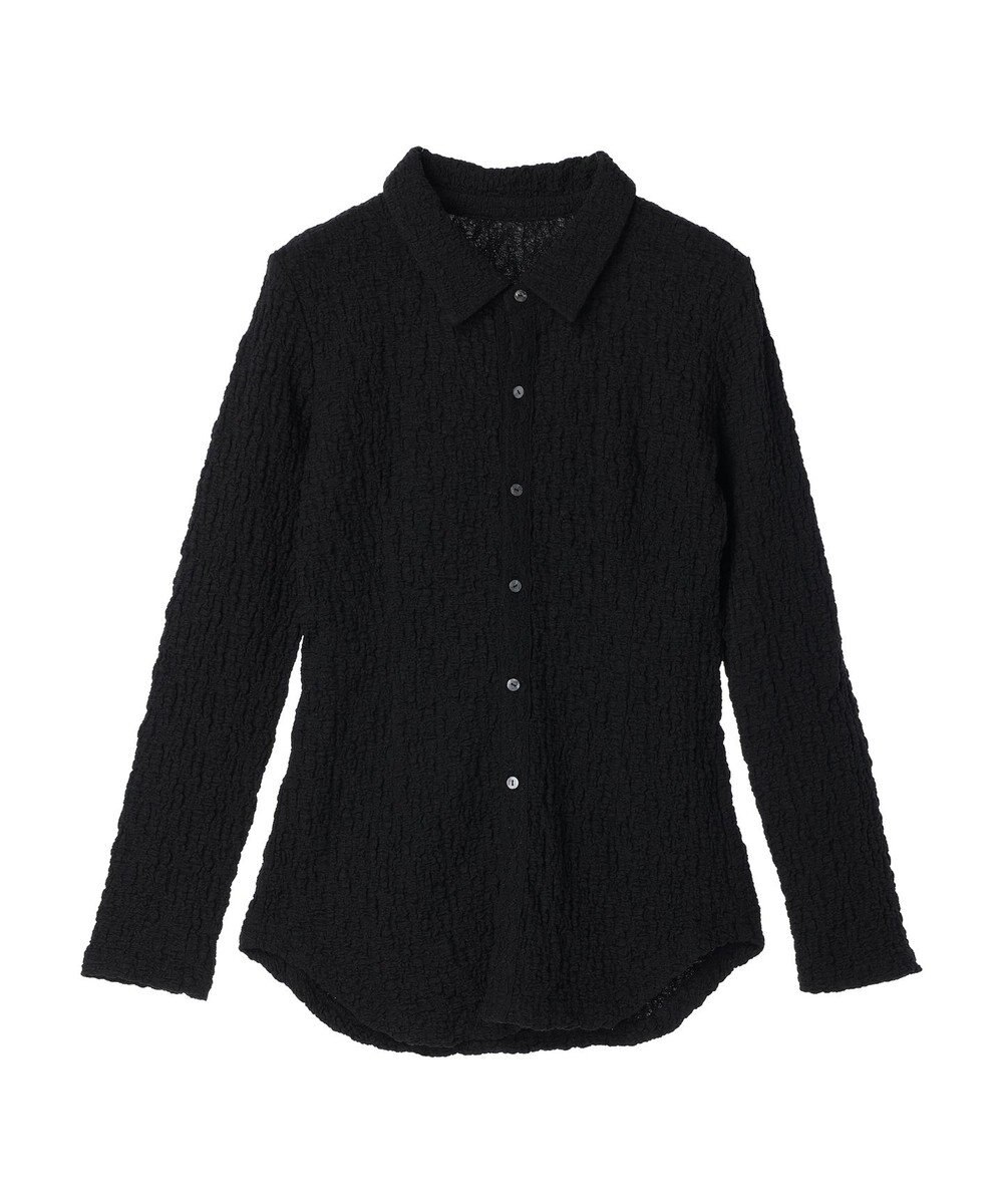 Green Parks AnriettMusee ふくれジャガードシャツ 