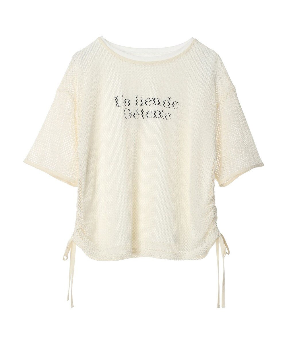 Green Parks ＳＥＴ２点　メッシュ＋ノースリーブロゴプルオーバー 