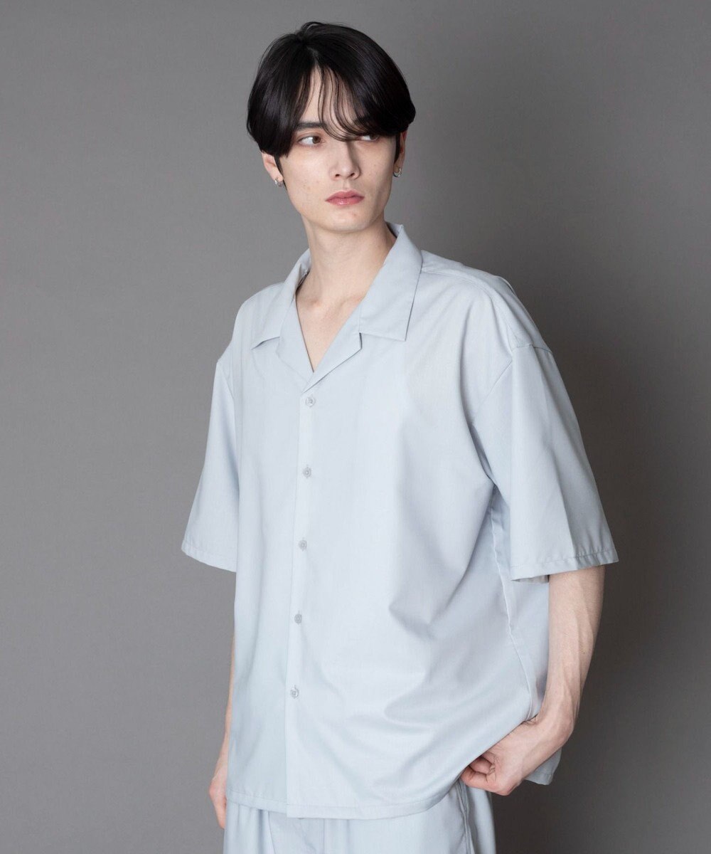 WEGO 【ユニセックス着用ITEM/SMLサイズ展開】 TRオープンカラーシャツ（SS） 