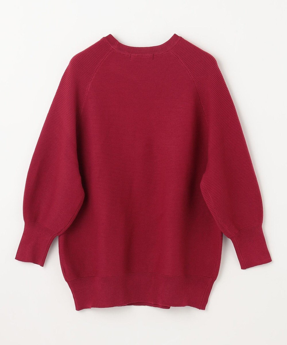 ANY L 【洗濯機可/6色展開】ラウンドネックガーターニット 