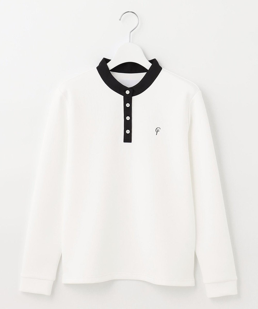 23区GOLF 【23Fondation】【WEB&一部店舗限定】クレリック モックネックシャツ 