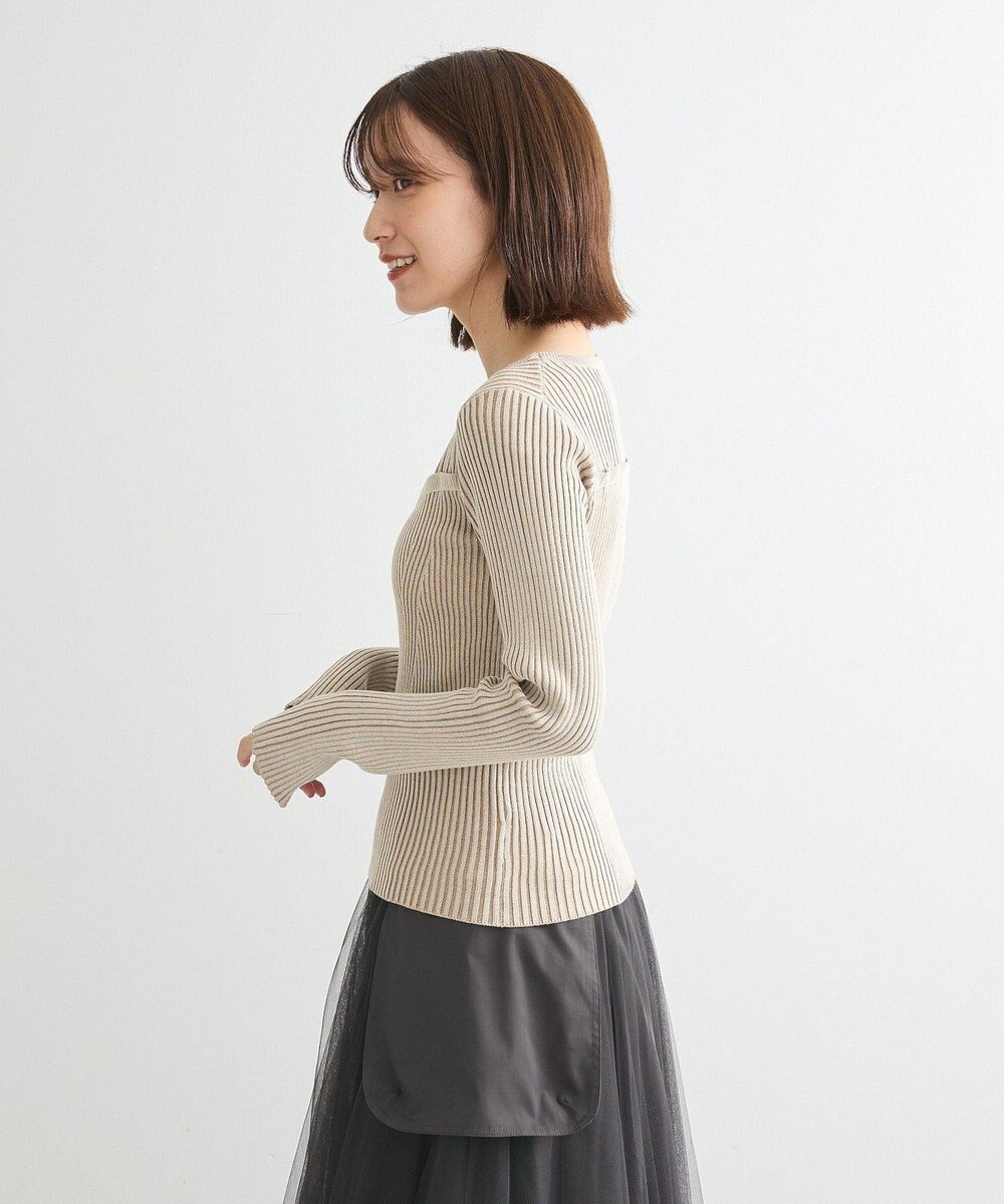 Green Parks ・ＡＮＤＳＥＡＲＣＨ　リブフェイクレイヤードニット 