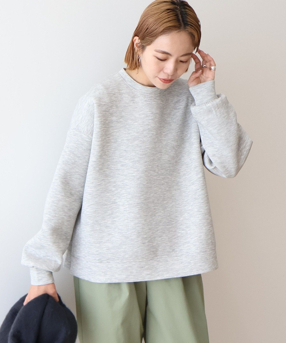 AMERICAN HOLIC サイドスリットポンチプルオーバー Light Gray Mixture