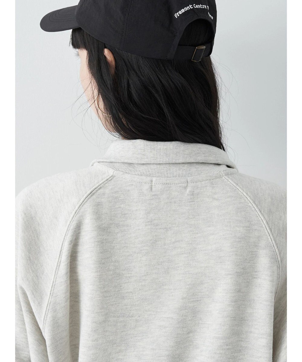 earth music&ecology ハーフジップショートプルオーバー 