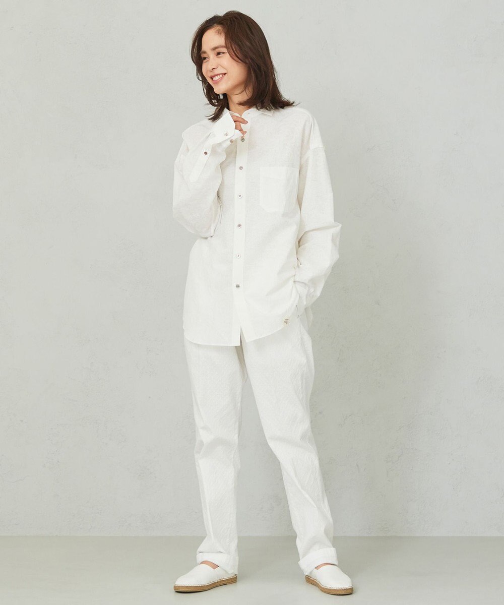 JOSEPH ABBOUD MOUNTAIN 【SPACE／UNISEX】オーバーペイズリー シャツ 