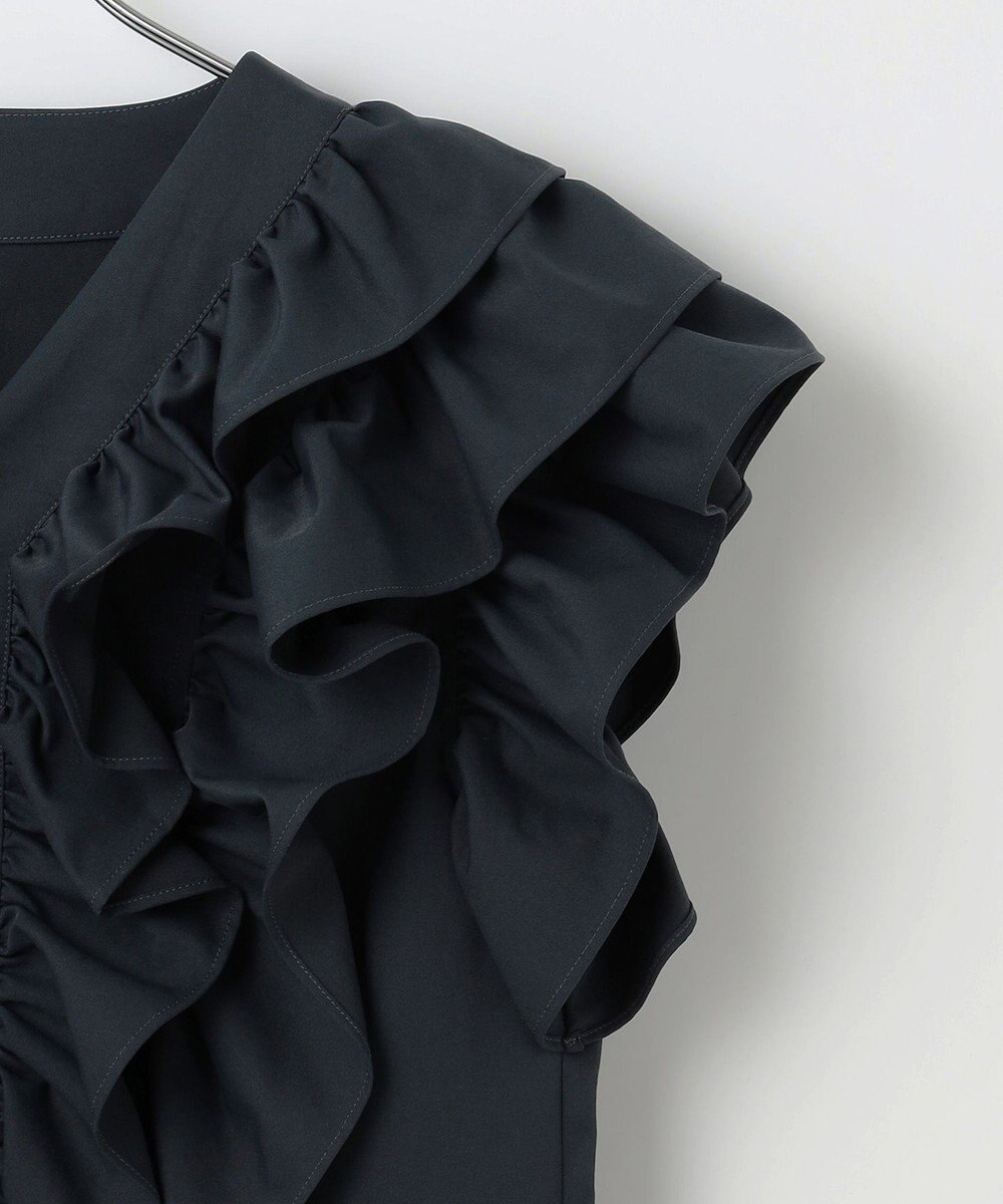 #Newans ラッフルフリルブラウス 