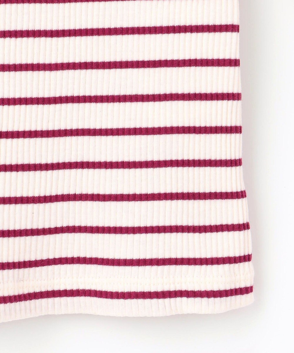 組曲 KIDS 【80-100㎝】レースボーダー トップス 